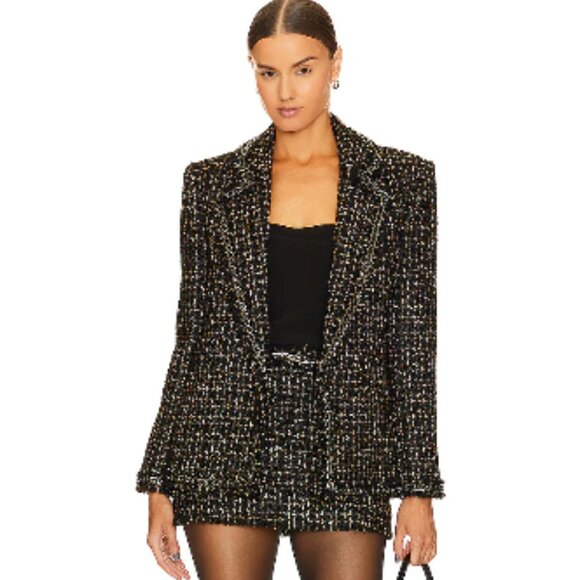 Shan Chain Fringe Blazer Alice + Oliviabrand:Alice + Olivia - Picture 1 of 4
